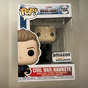 Marvel Hawkeye Funko Pop! - Black & Purple with Blonde Hair